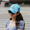 Topi bisbol mode bordir kupu-kupu Lady&#39;s washed